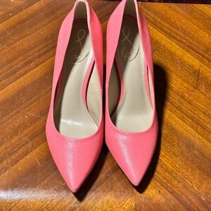 Sam Edelman Women’s Pink Leather Pumps 9M